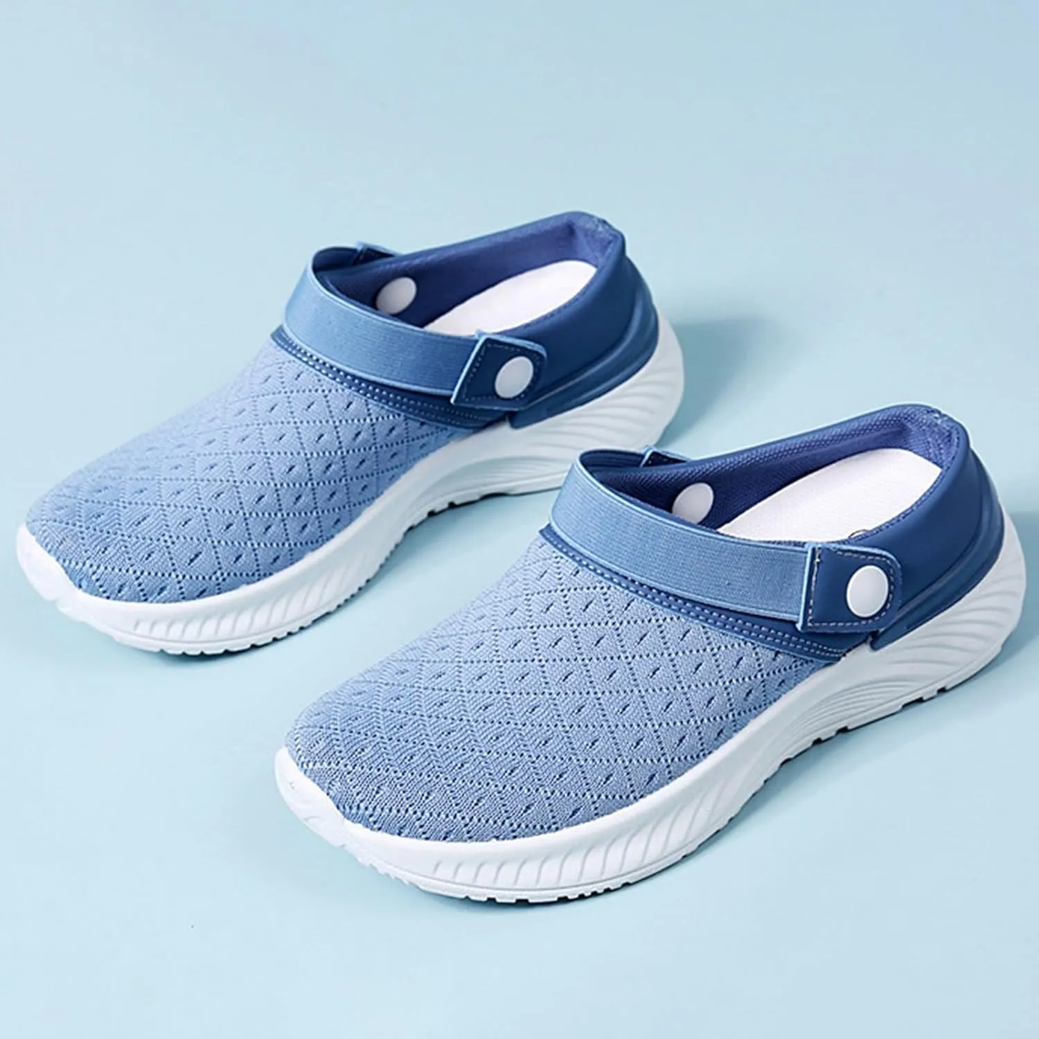 Women's Backless Slip on Mesh Sneakers Shoes Slip On Shoes Women Wide Width Women's Shoes Casual Fashion Sneakers 2025 Slip On Tennis Shoe Loafers Dress Shoe