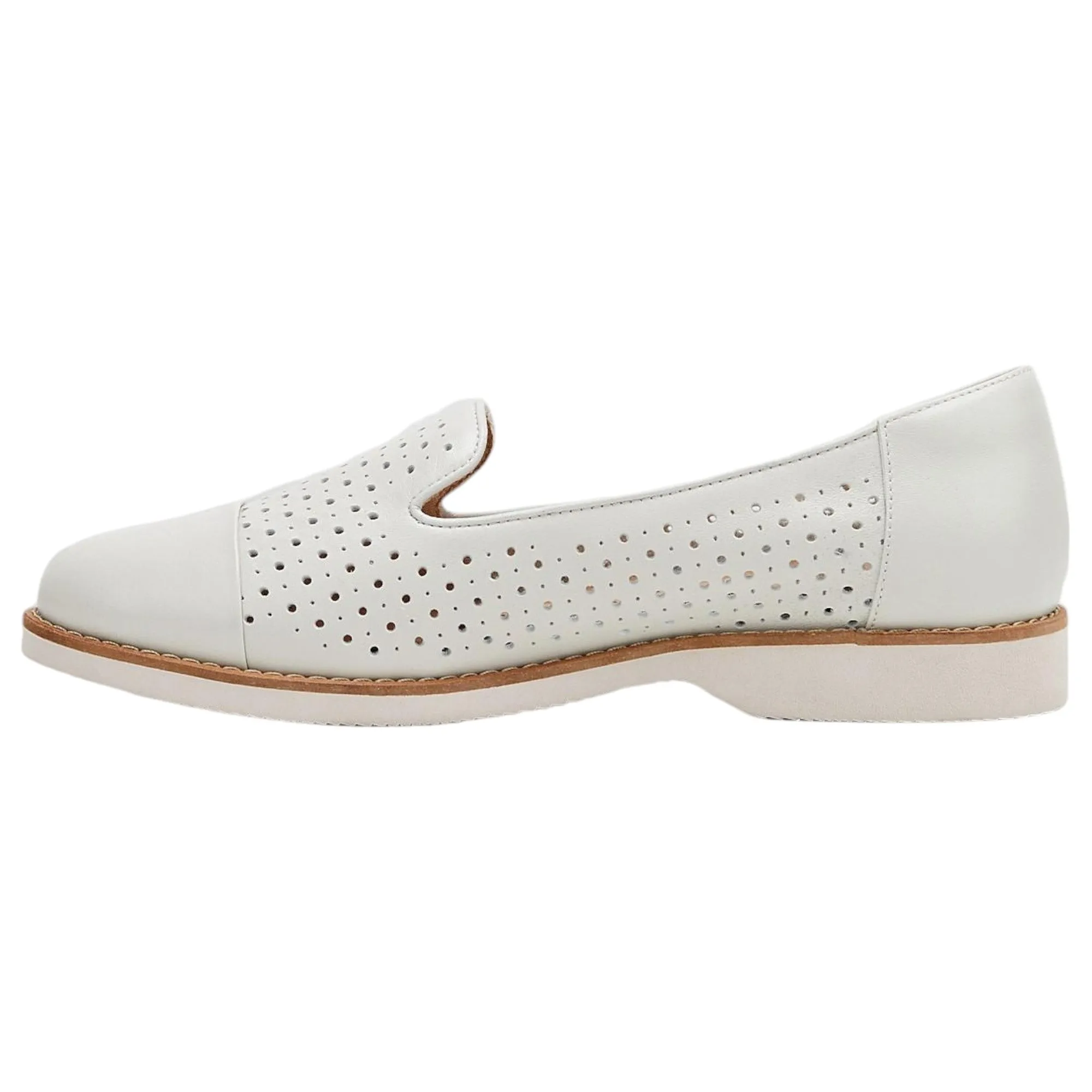 Womens Hush Puppies Demi Flats Ecru