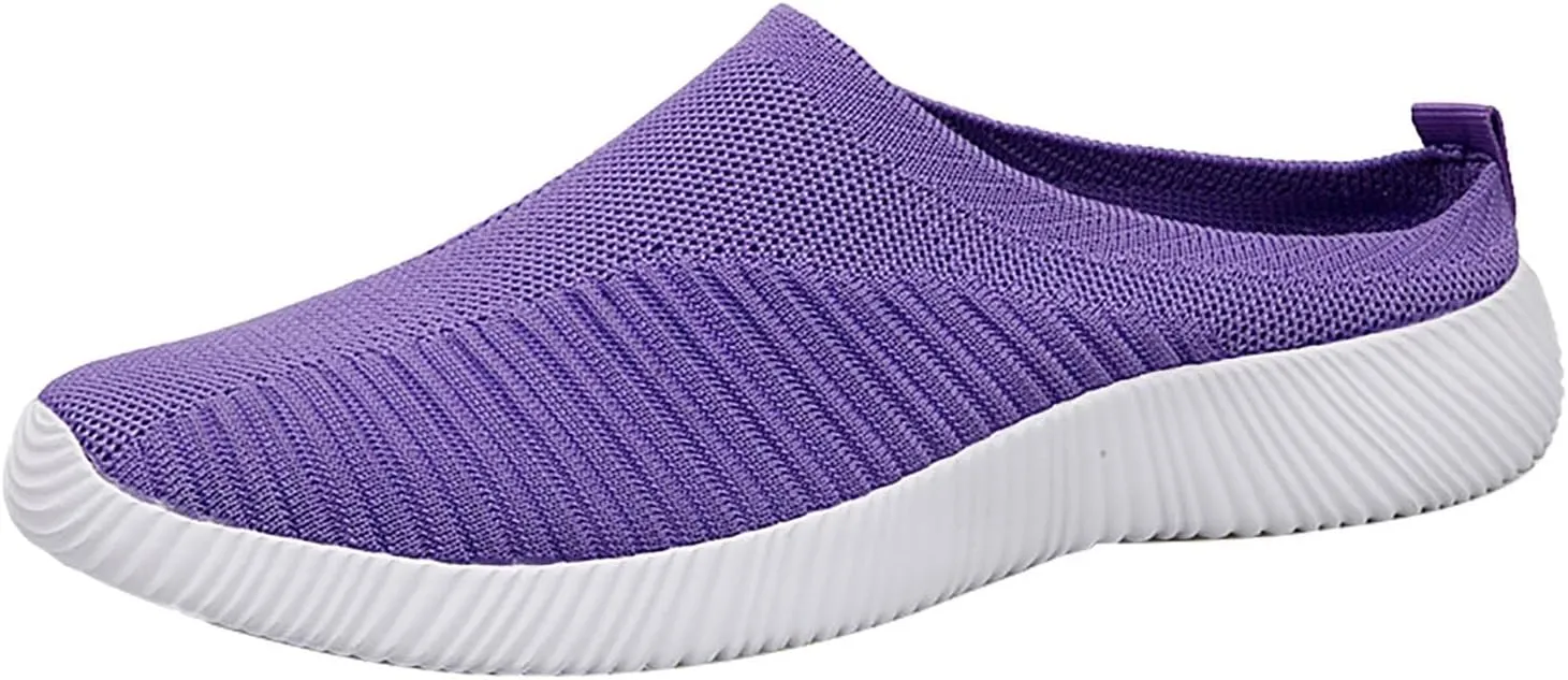 Women's Slip-On Orthopedic Arch Support Backless Tennis Shoes Womens Winter Shoes Dressy Casual High Top Sneakers Slip On Tennis Shoe Loafers Casual Slip On