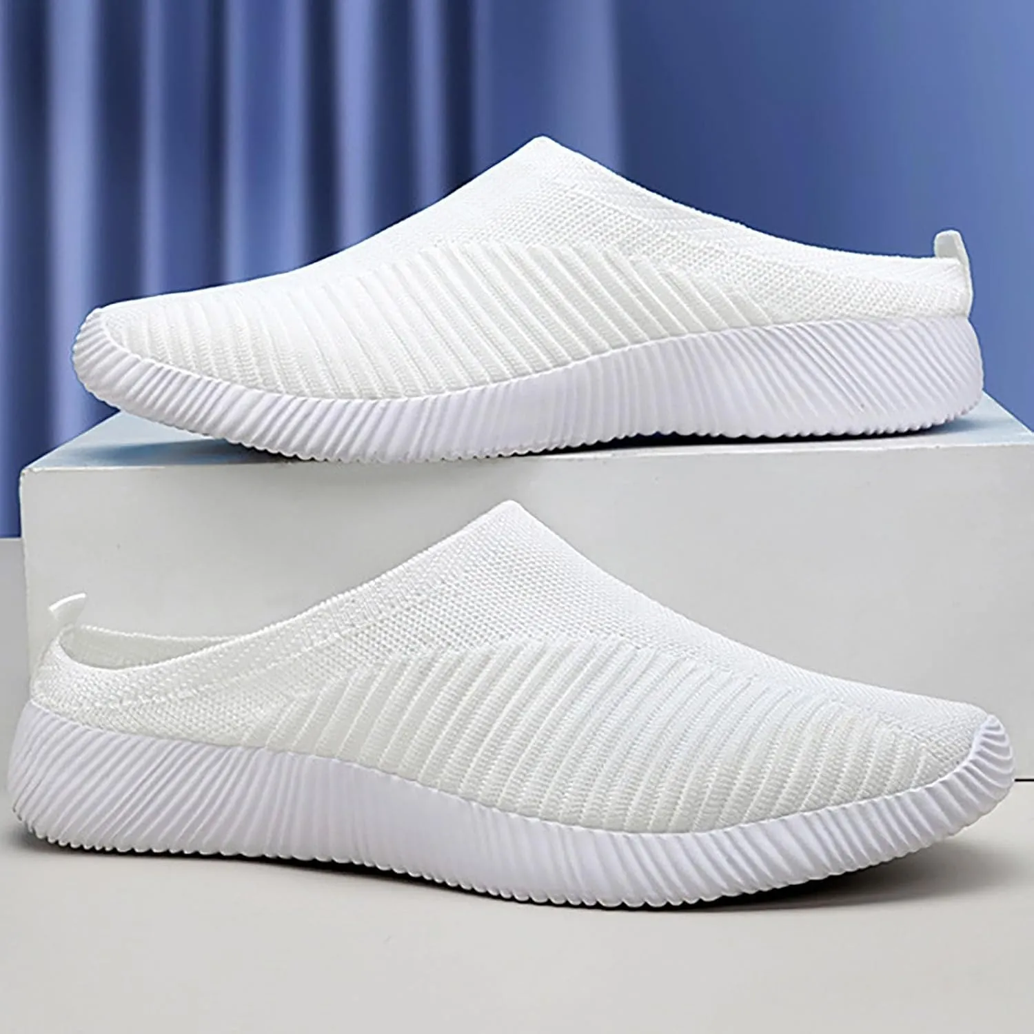 Women's Slip-On Orthopedic Arch Support Backless Tennis Shoes Womens Winter Shoes Dressy Casual High Top Sneakers Slip On Tennis Shoe Loafers Casual Slip On
