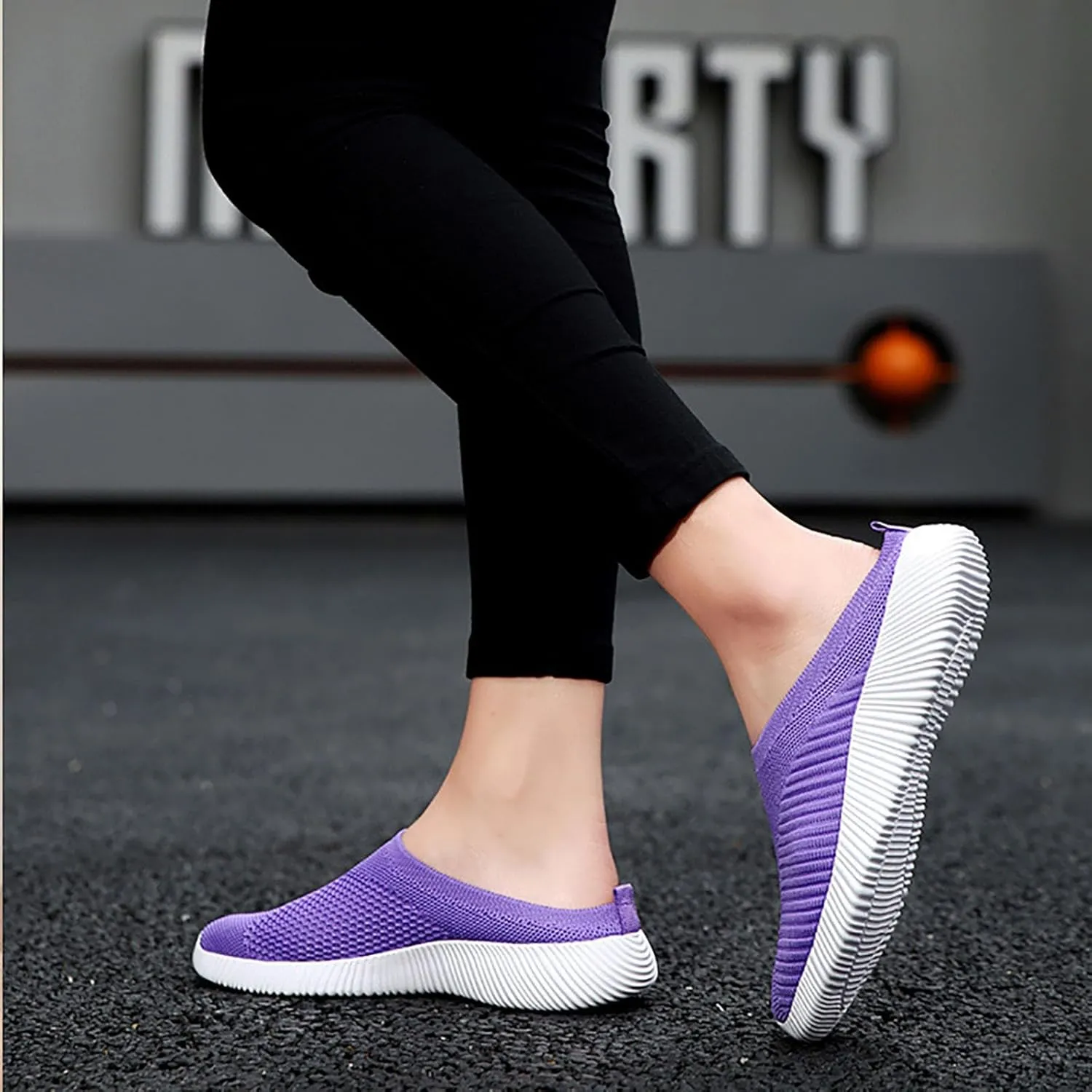 Women's Slip-On Orthopedic Arch Support Backless Tennis Shoes Womens Winter Shoes Dressy Casual High Top Sneakers Slip On Tennis Shoe Loafers Casual Slip On