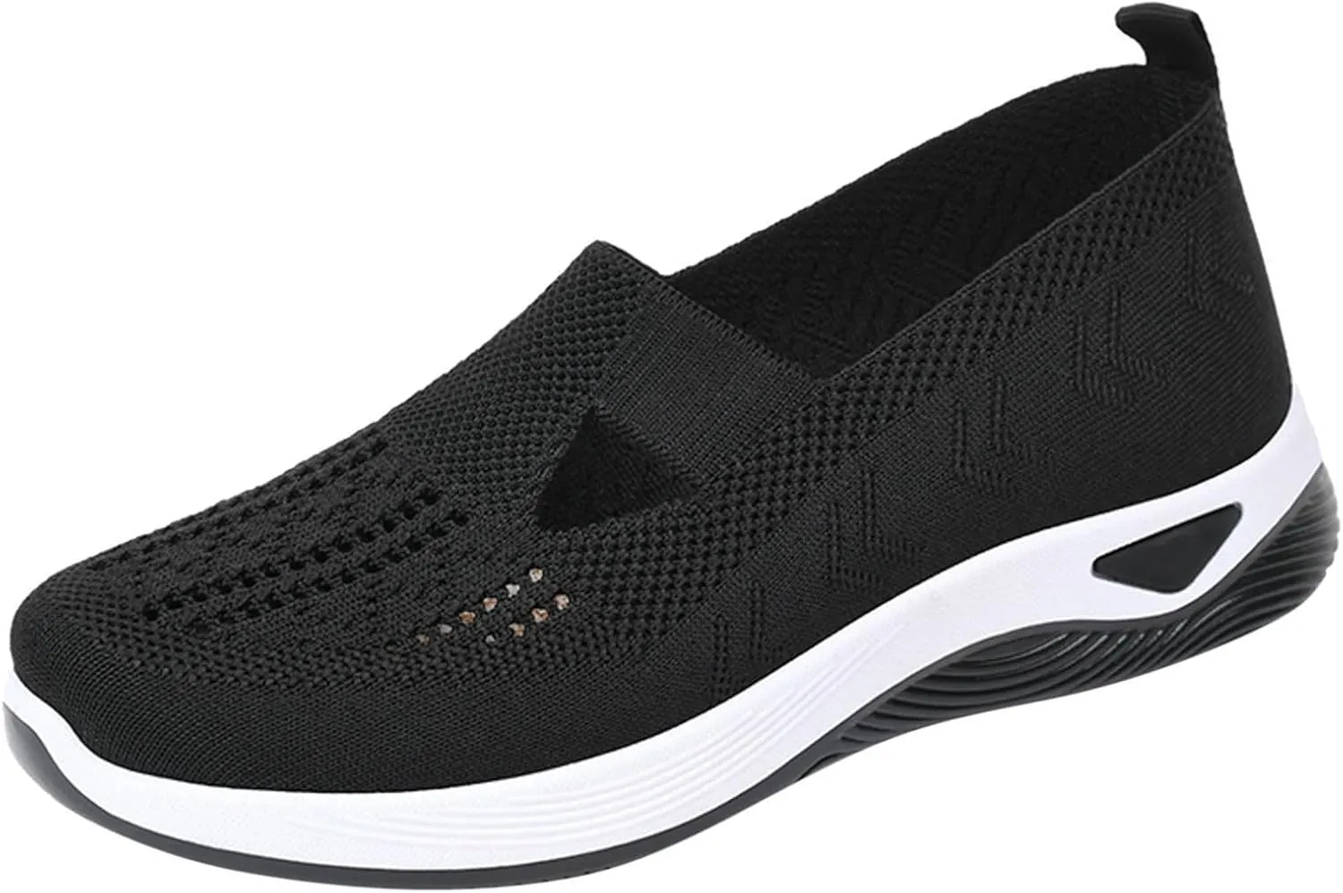 Womens Slip On Sneakers Casual Comfortable Walking Shoes Lightweight Canvas Flats Breathable Mesh Non Slip Loafers