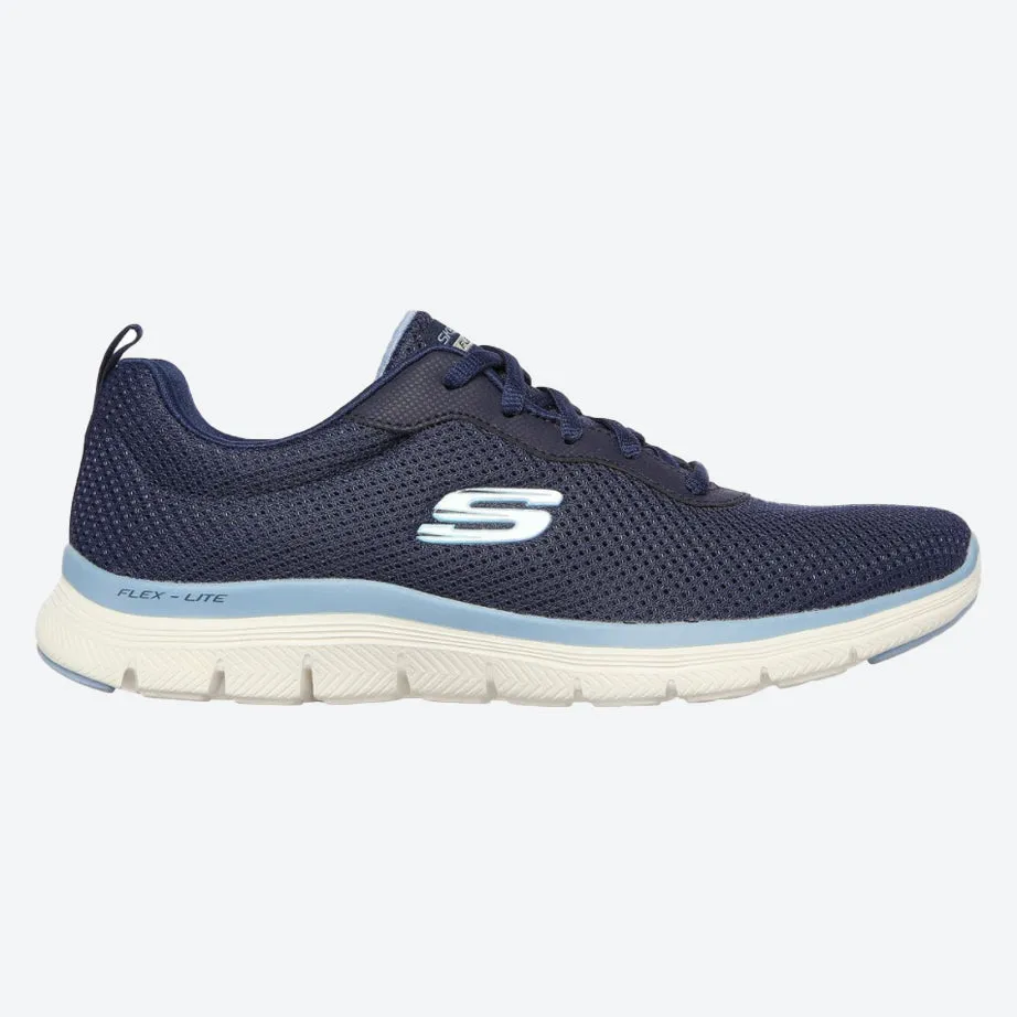 Womens Wide Fit Skechers Flex Appeal 4.0 - 149303 Walking Sneakers