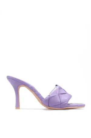 Woven Mule in Lavender