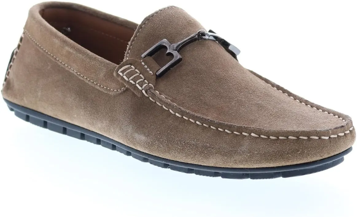 Xander Casual Driving Moccasin - Dark Grey Suede