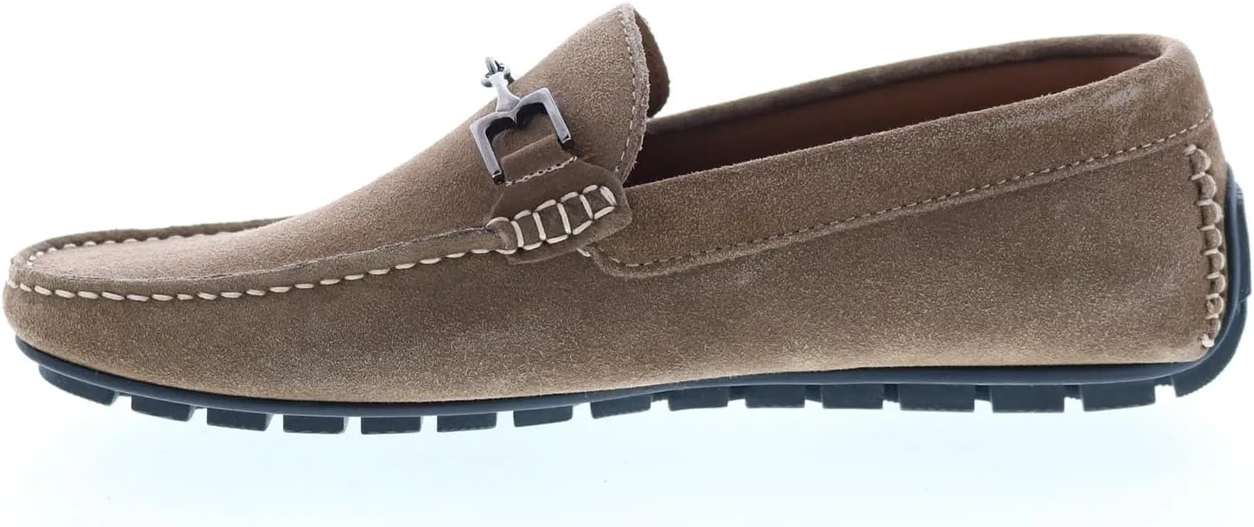 Xander Casual Driving Moccasin - Dark Grey Suede