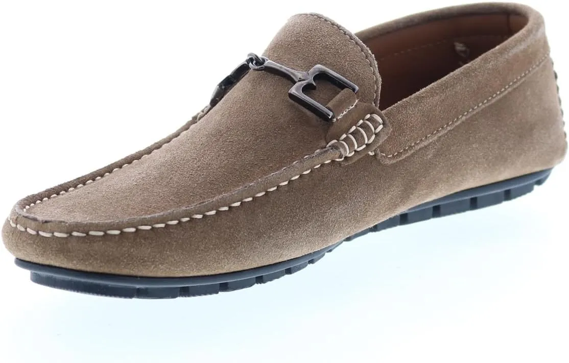 Xander Casual Driving Moccasin - Dark Grey Suede