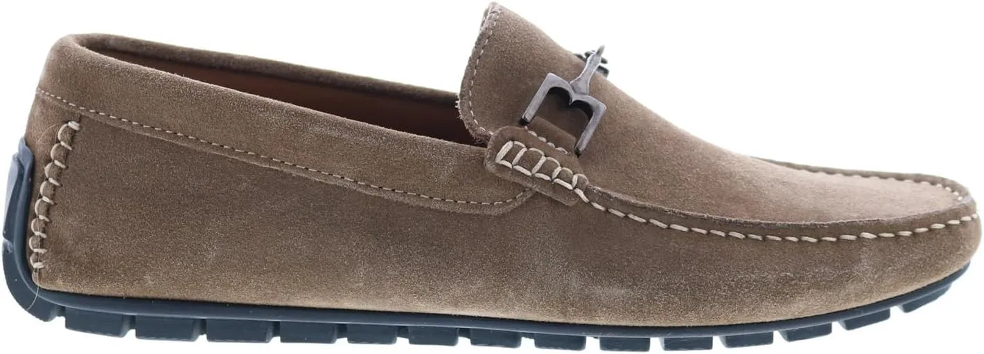 Xander Casual Driving Moccasin - Dark Grey Suede